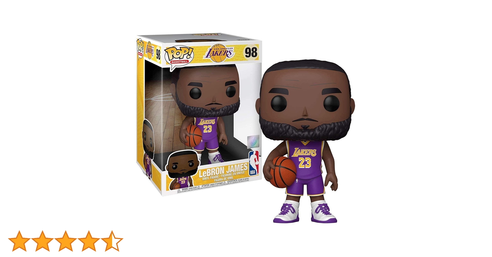 Pop! Nba: Lakers - Lebron James - Camisa Roxa - 25